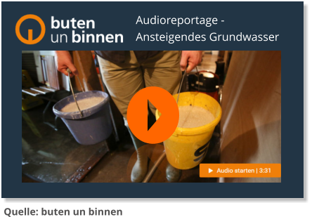 Quelle: buten un binnen  Audioreportage - Ansteigendes Grundwasser
