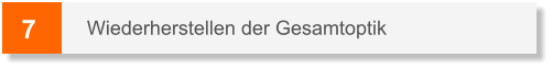 7 Wiederherstellen der Gesamtoptik
