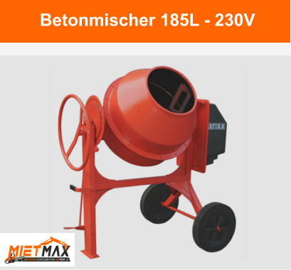 Betonmischer 185L - 230V
