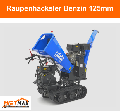 Raupenhäcksler Benzin 125mm