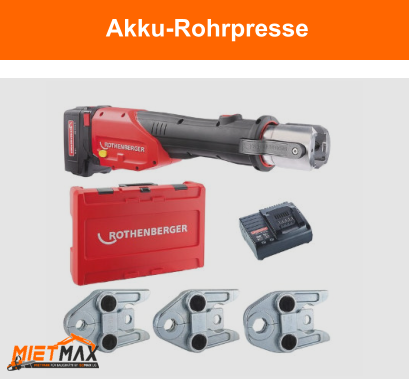Akku-Rohrpresse